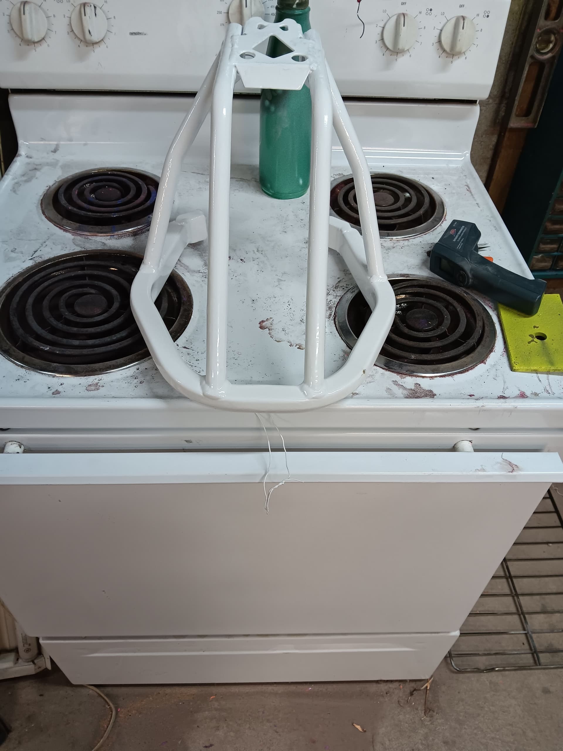 Gallery photos for Gloss White Powder Coat on a Snowfront Bumper: Image #4