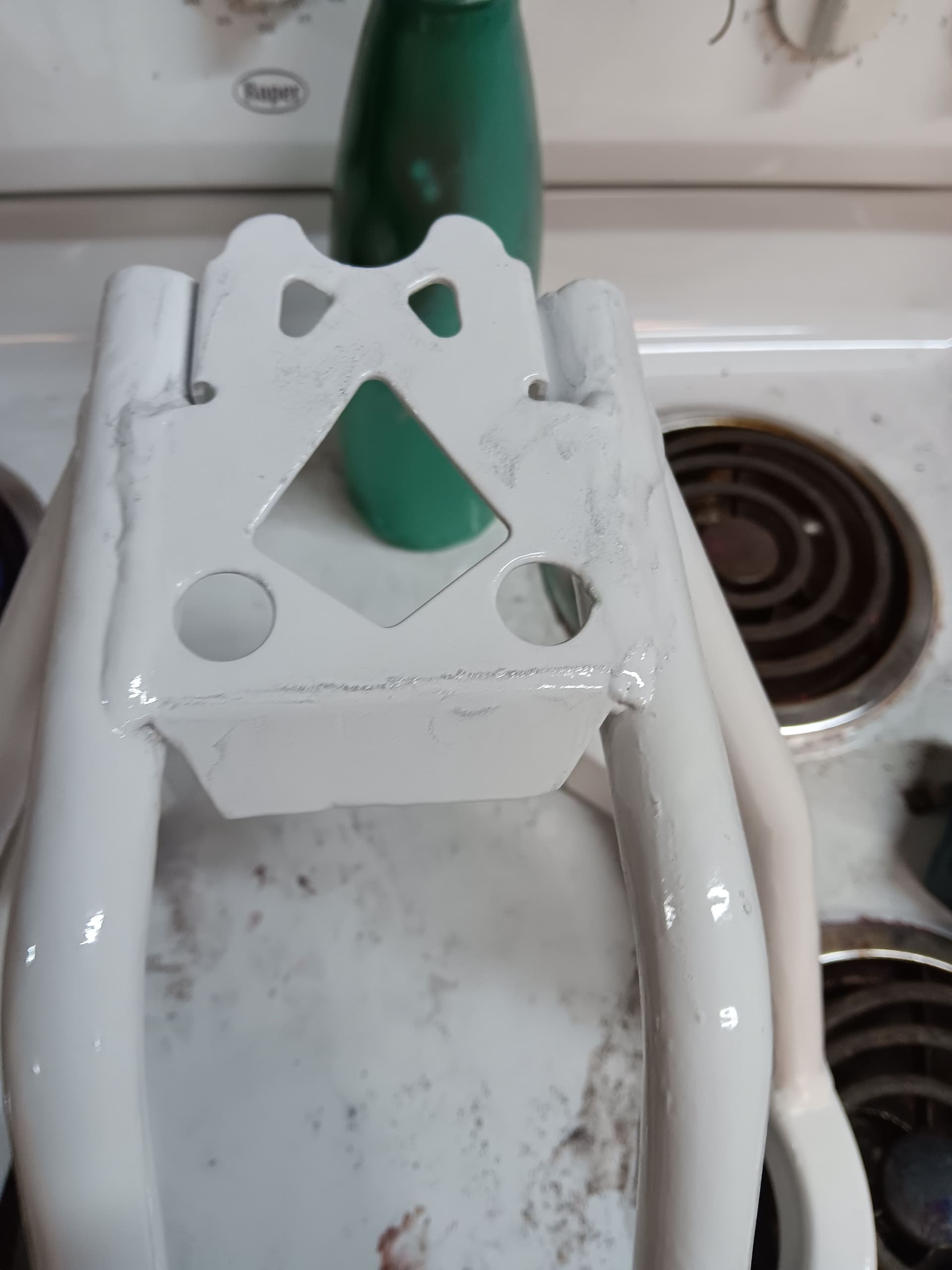Gallery photos for Gloss White Powder Coat on a Snowfront Bumper: Image #3